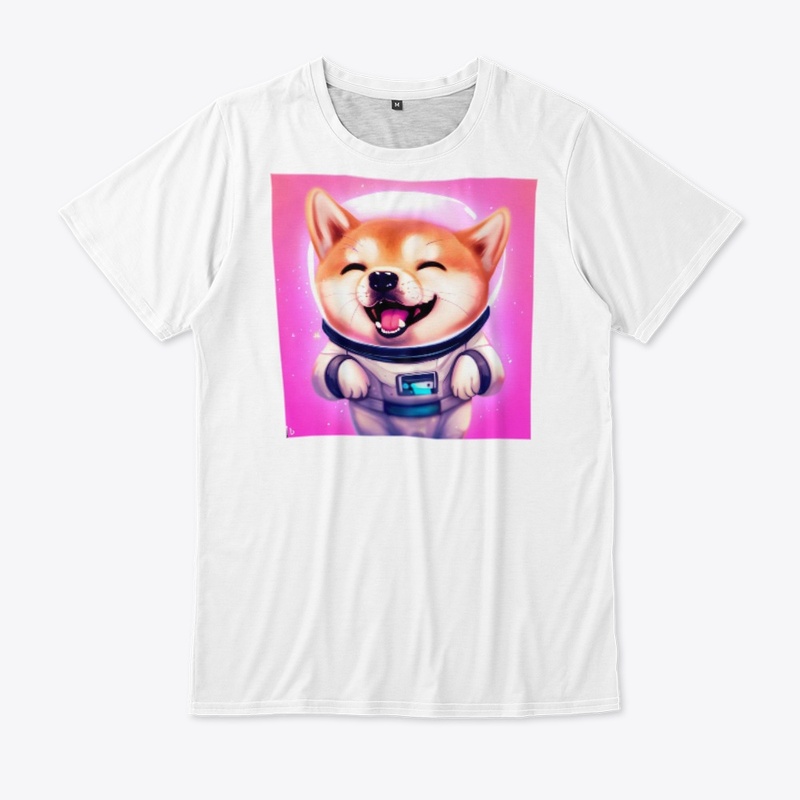Cute Shiba Inu in Astronaut