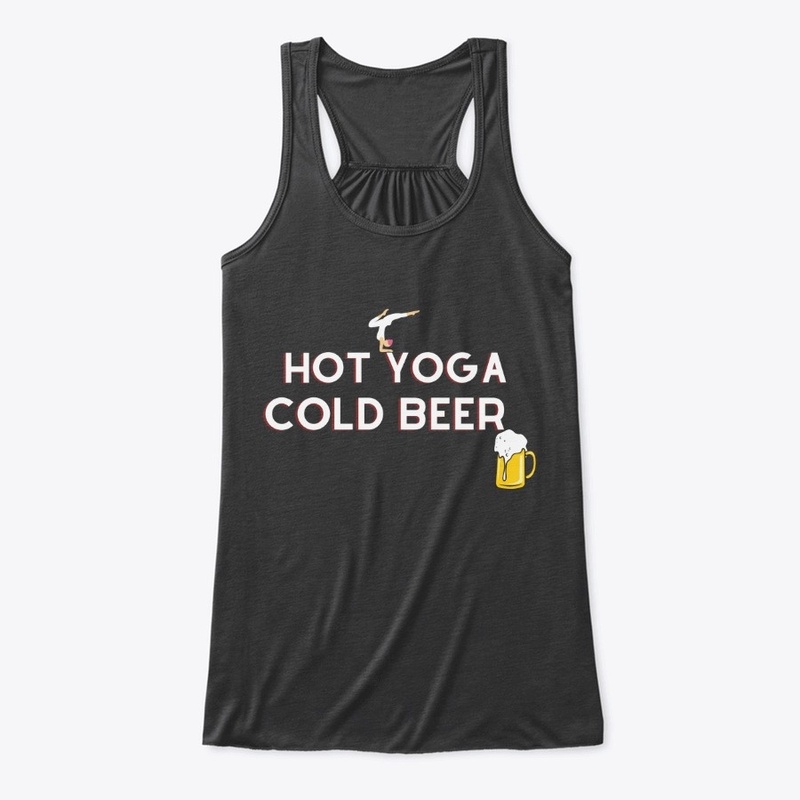 Hot Yoga Cold Beer- funny yoga