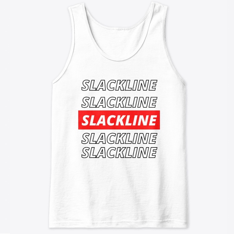 Slackline red and white