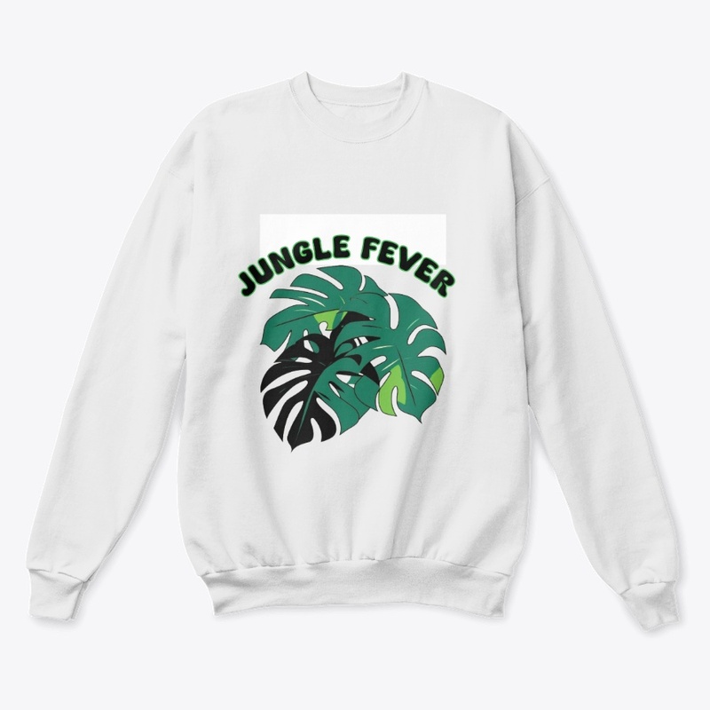Leopard with jungle leaves overlay