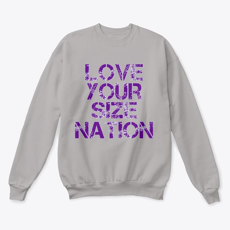 LOVE YOUR SIZE NATION purple v5