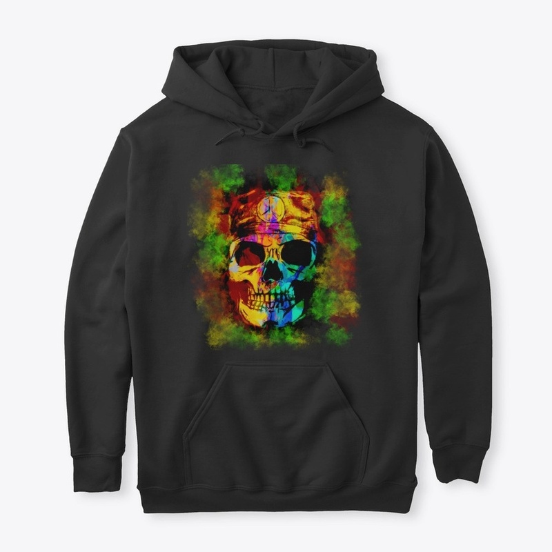 Skull color-tshirt