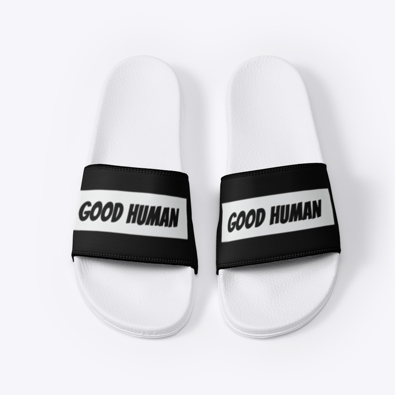 GOOD HUMAN SLIDES | WHT LOGO