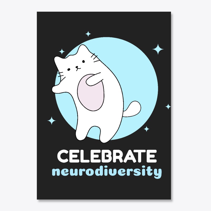 Celebrate Neurodiversity Cat