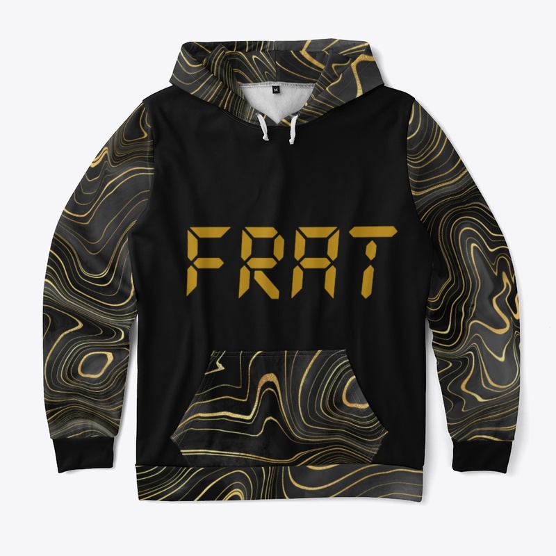 Black and Gold Swirl FRAT 