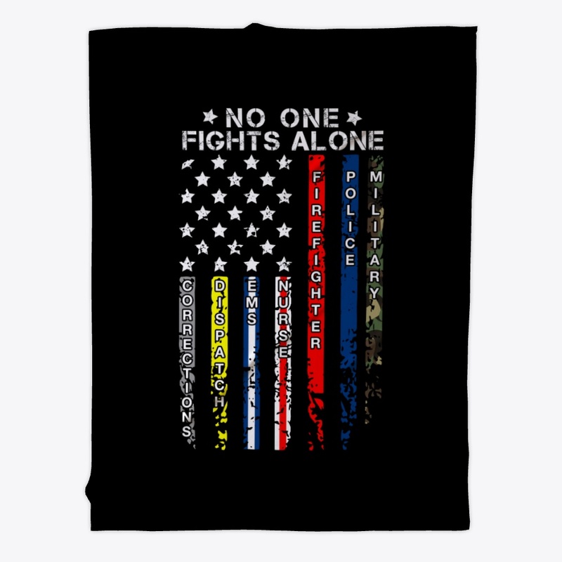 Thin Line USA Flag Military Police Nurse