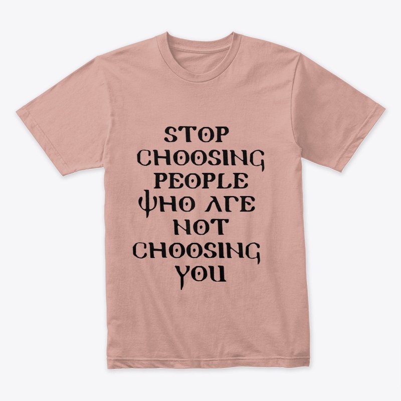 Stop Choosing People