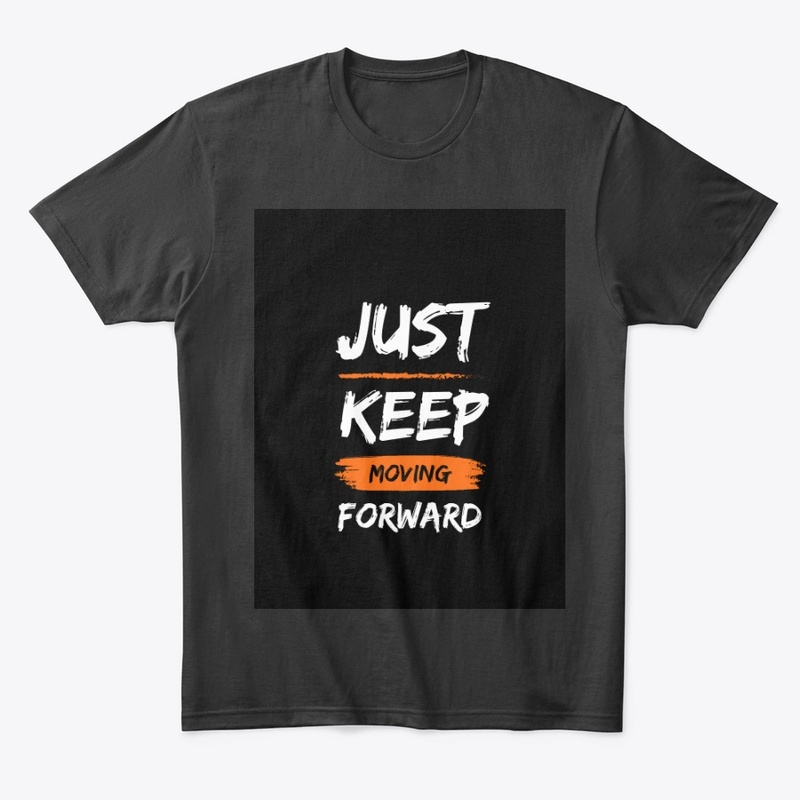 Kishu's black motivation tshirt 