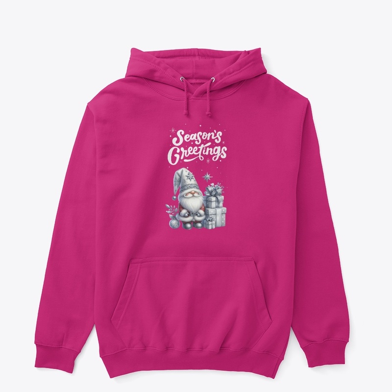 Silver Gnome Santa