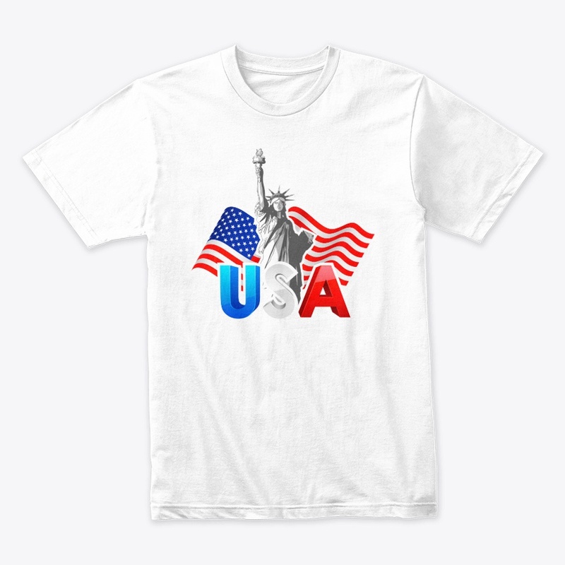USA T Shirt Hoodies Unisex
