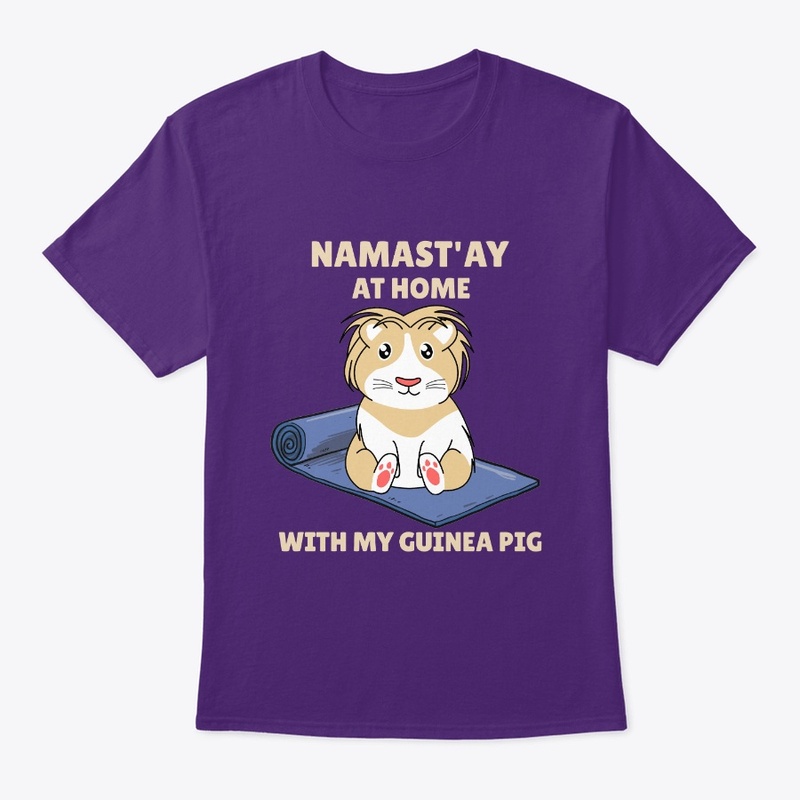 Namastay Yoga Mat Guinea Pig Funny