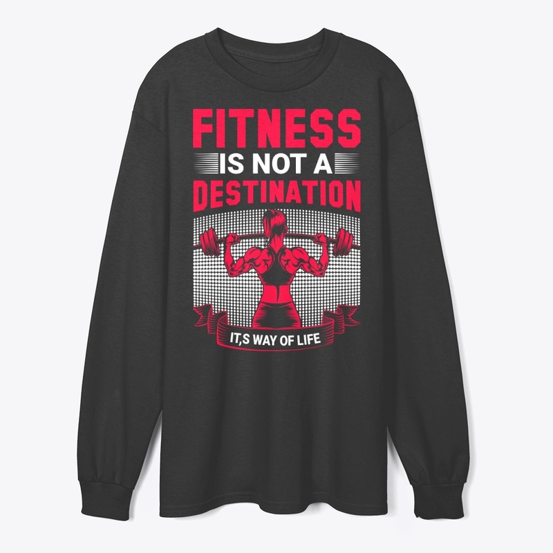 Train Hard – No Excuses Gym Tee