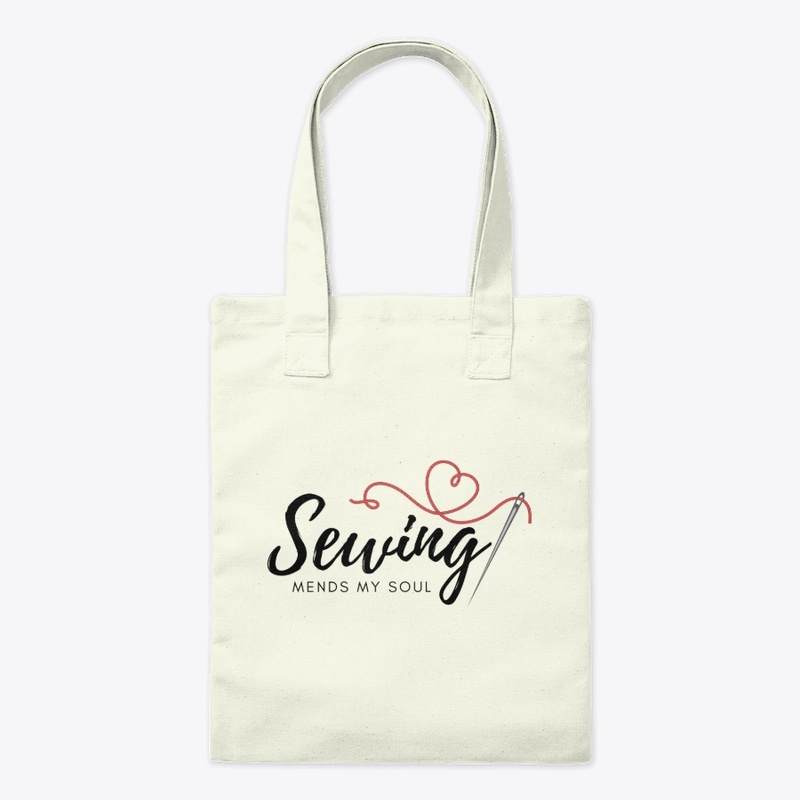 Sewing Mends My Soul - Word Art