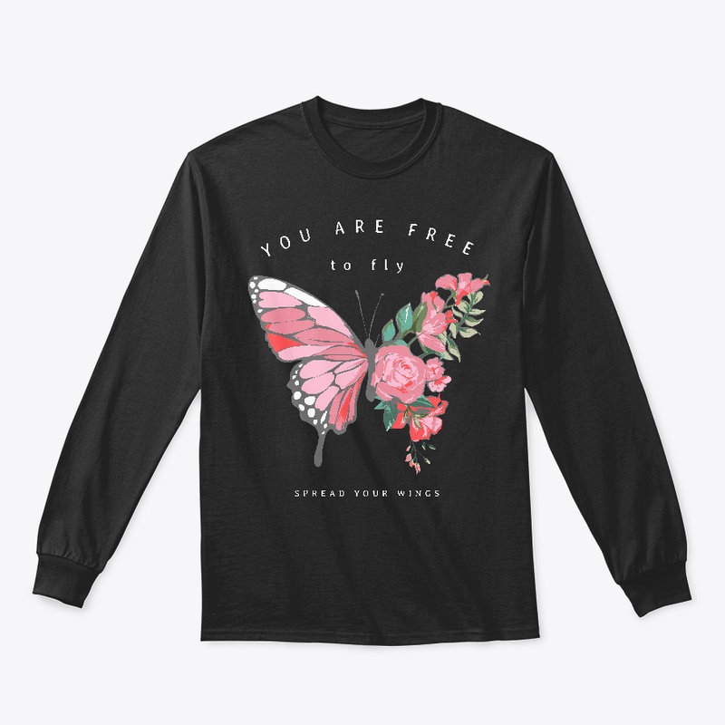 butterfly and flowers