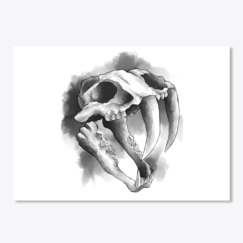 Inked Smilodon
