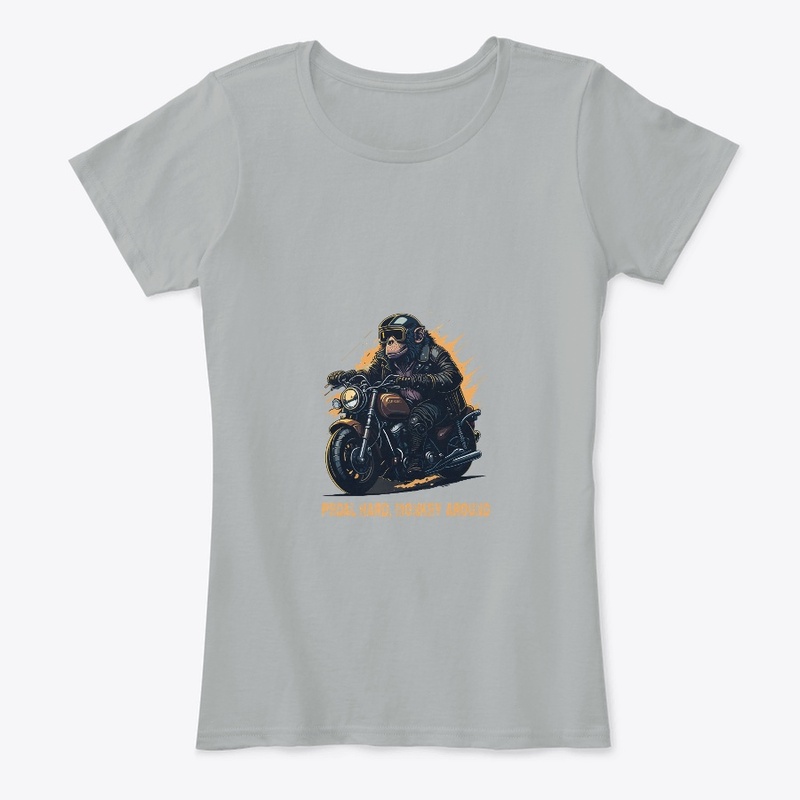  Cool Monkey ,pedal hard, Funny Animal 
