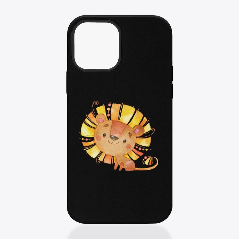 Cute Africa Lion Clipart Design