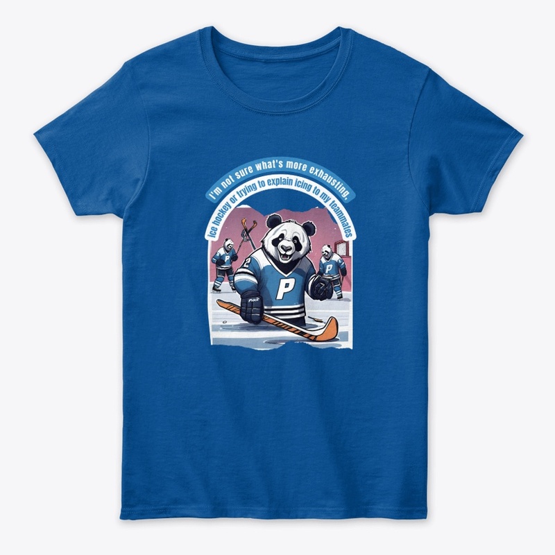 Panda T-Shirts for Ice Hockey Players!