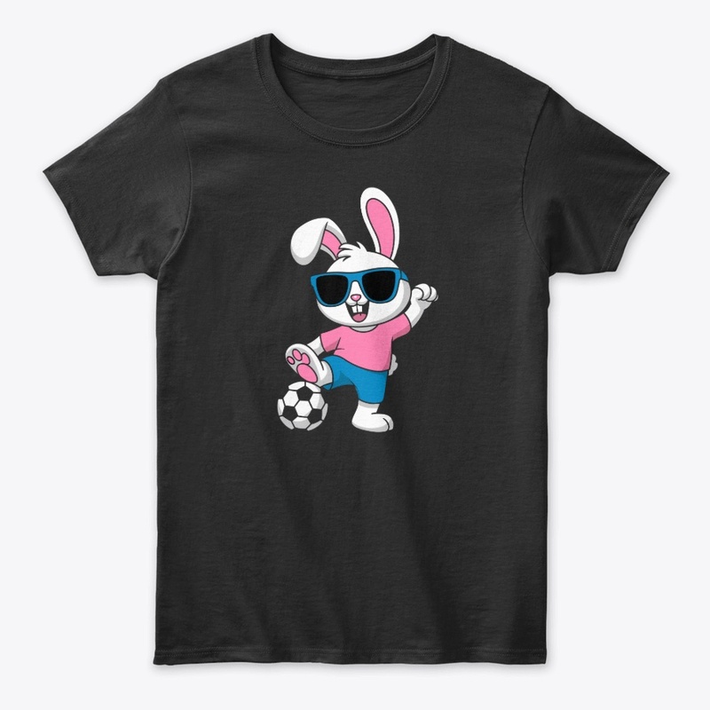 Happy Bunny Play Football