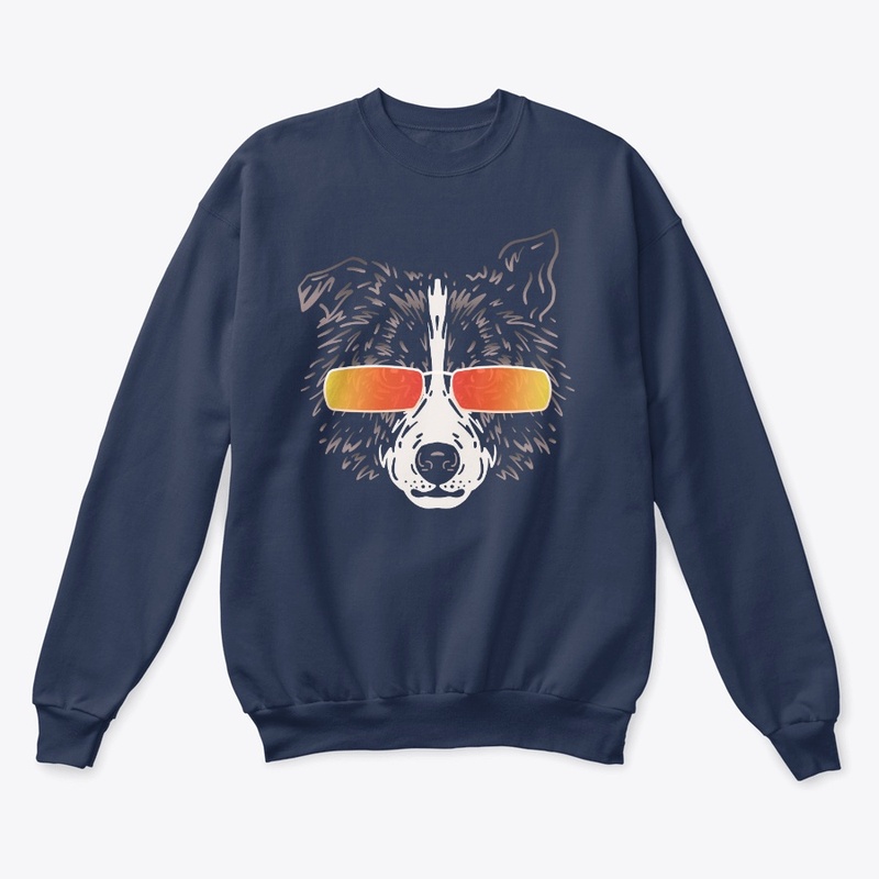 Cute Dog in Sunglasses (Colored+sg07)