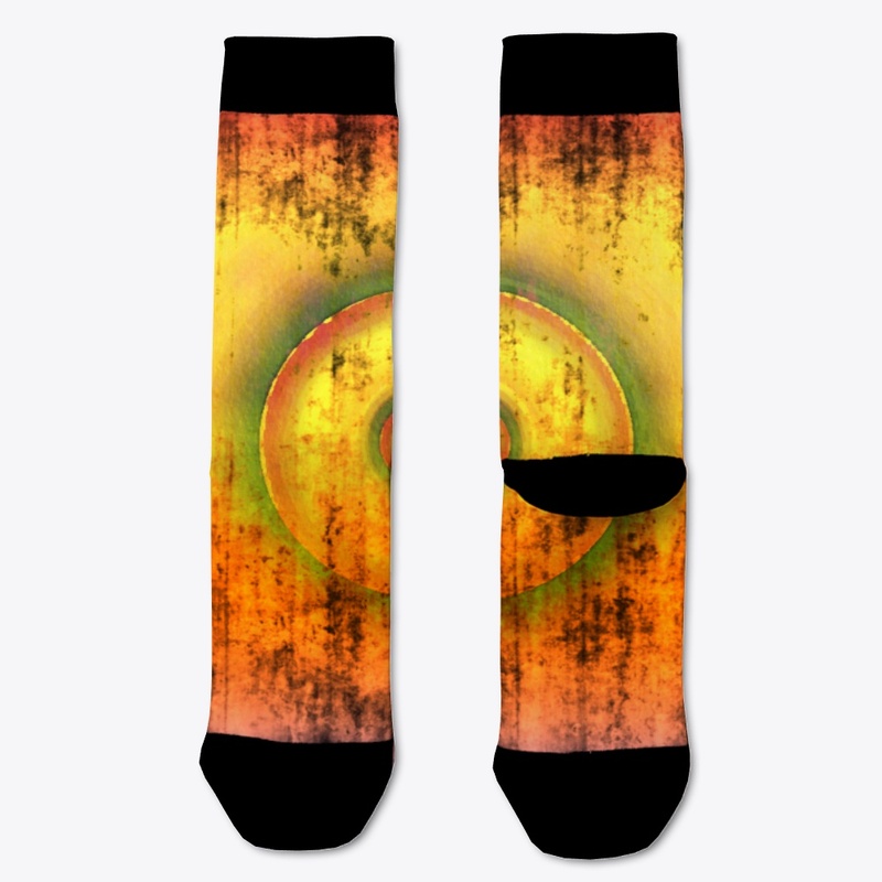 Autumn Colors Circular Pattern Abstract