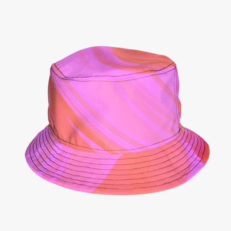 Fluorescent Tie-Dye with Green Accents