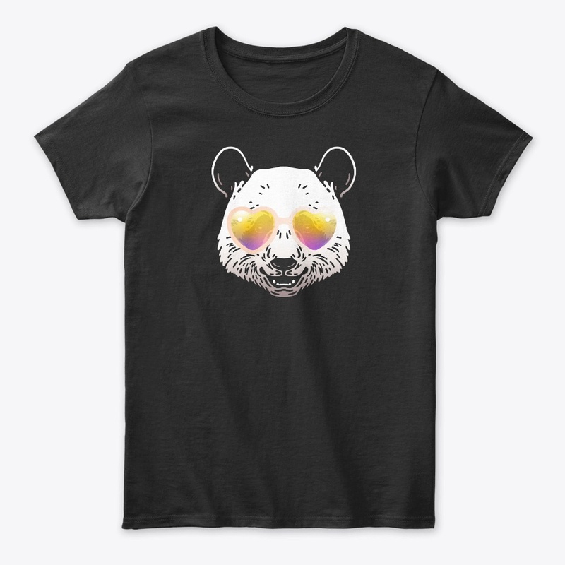 Cute Panda in Sunglasses (Colored+sg05)