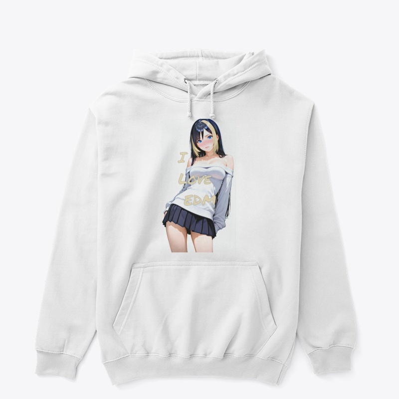 I Love EDM Anime Girl