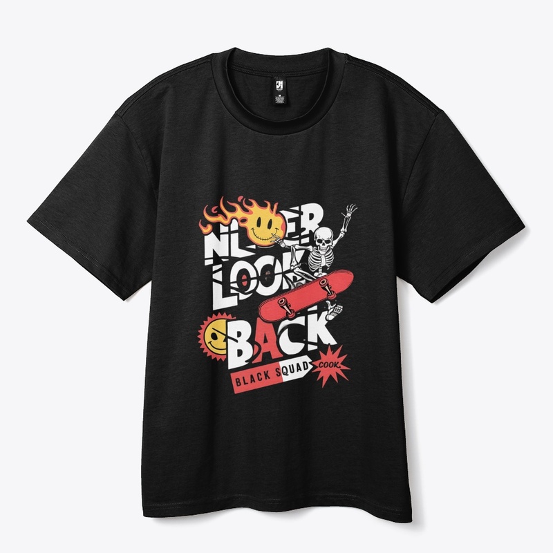 Look back t-shirt design 