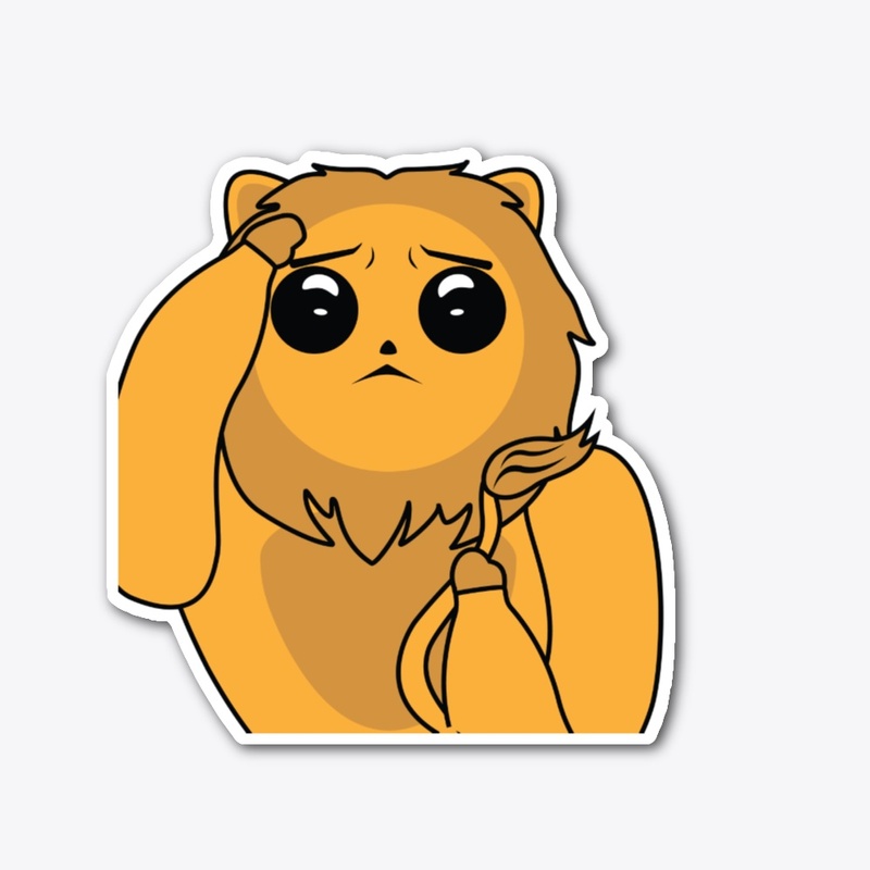 Cowardly Lion Sticker