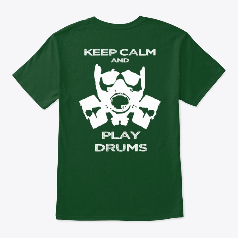 ACD - KEEP CALM PLAY DRUMS TEE