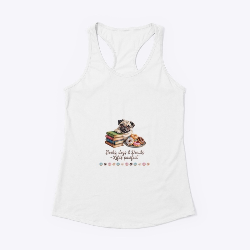 Books, Dogs & Donuts – Cozy Pug Lover 