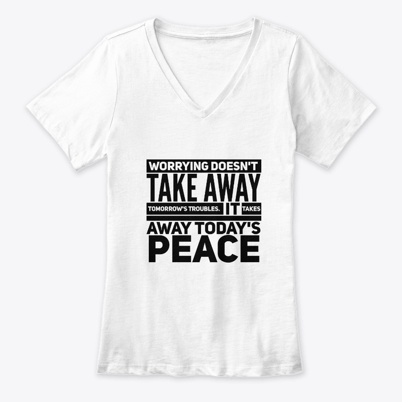 Worrying troubles peace black
