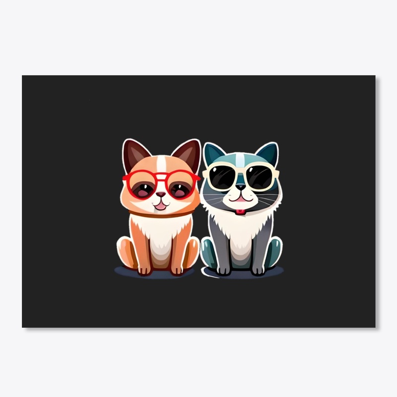 Cat & Dog Fashion Frenzy: Stylish Design