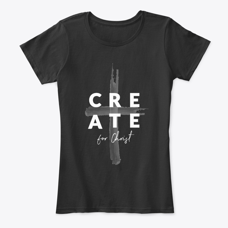 Create for Christ Women's Black T-shirt