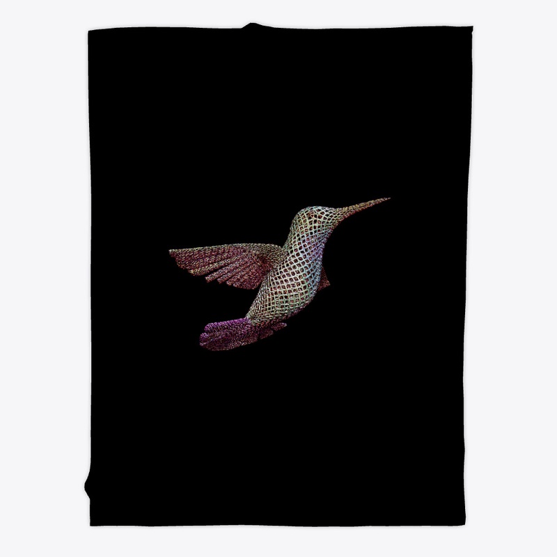 3D woven Hummingbird stylized