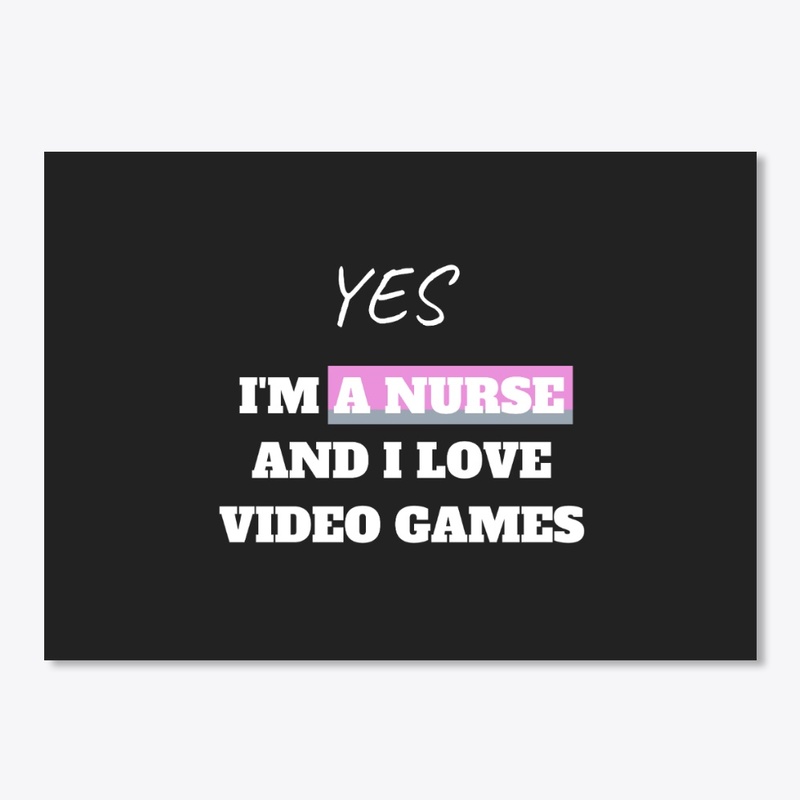 nurse love playing video games T-shirt