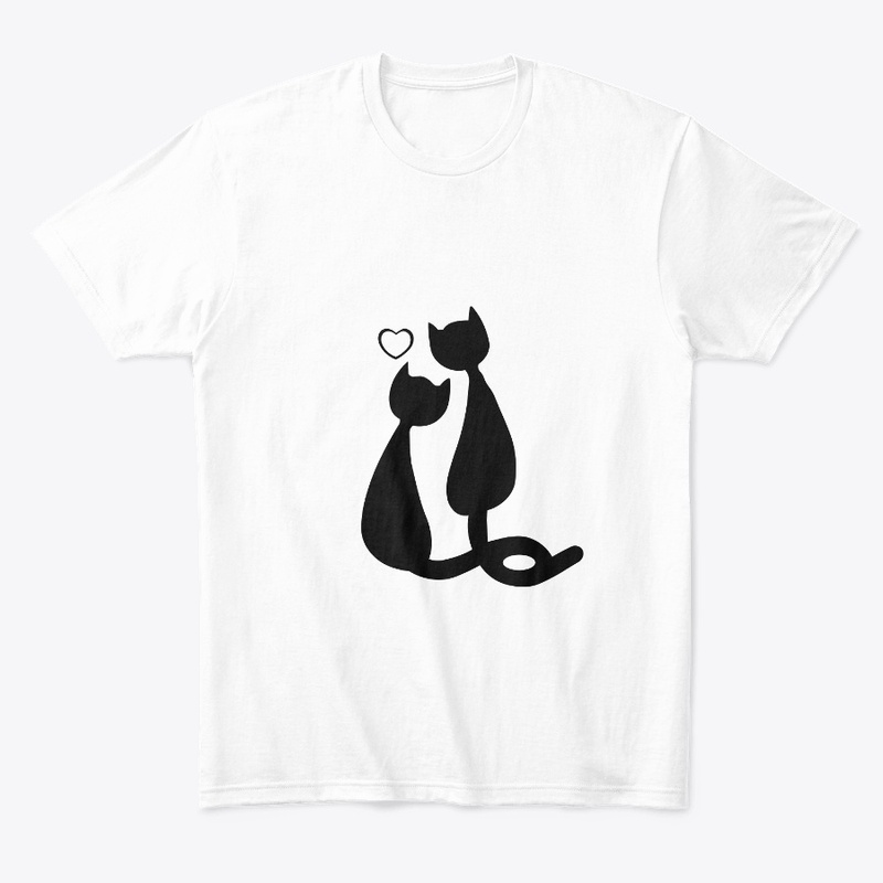 Couple Cat T-shirt Design