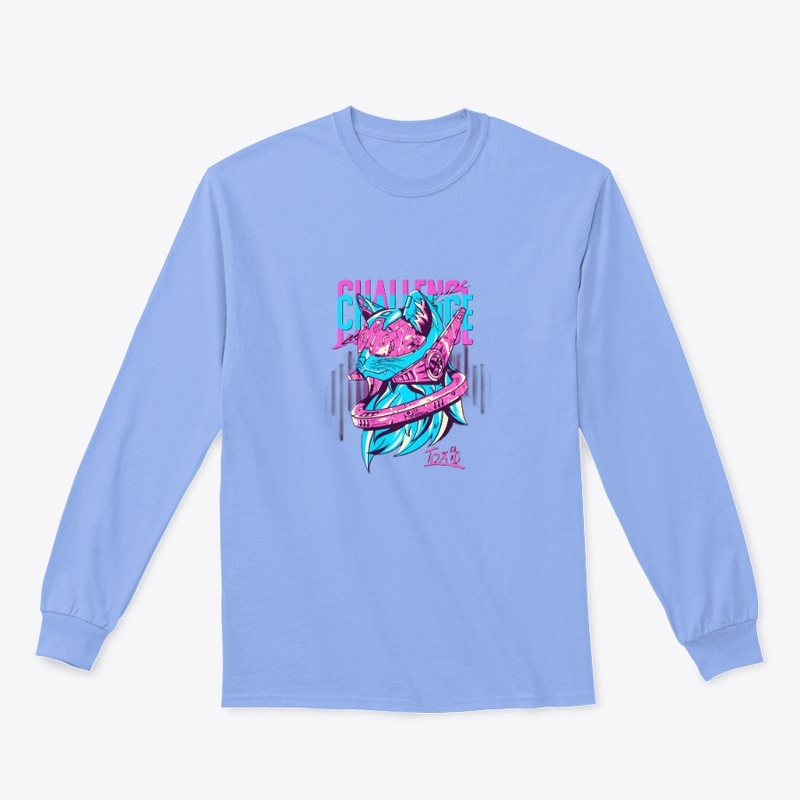 Cyber Cat Challenge Mode T-Shirt