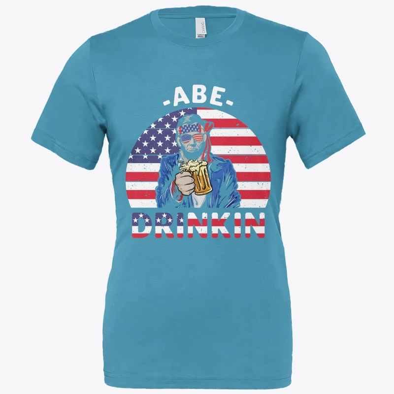 Abe drinking