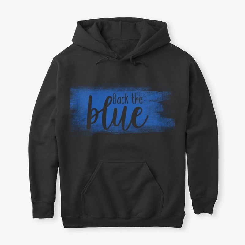 BACK THE BLUE- DISTRESSED