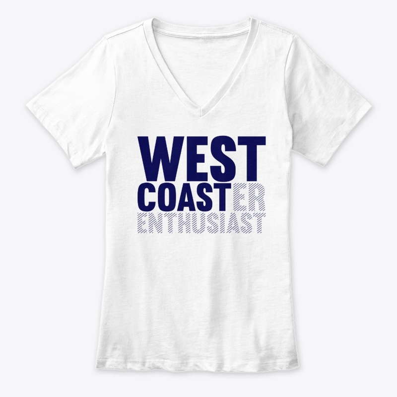 West Coaster Enthusiast  Navy Blue Print