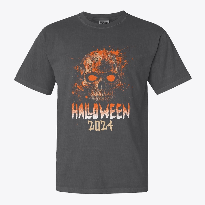 Halloween 2024 Skull Graphic Tee