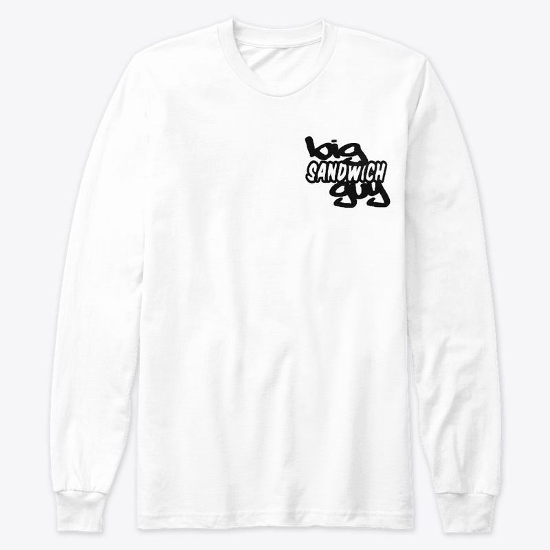Big Sandwich Guy Long Sleeve Black Logo