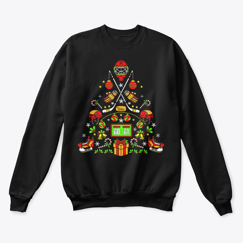 ICE HOCKEY CHRISTMAS TREE WINTER SPORT H