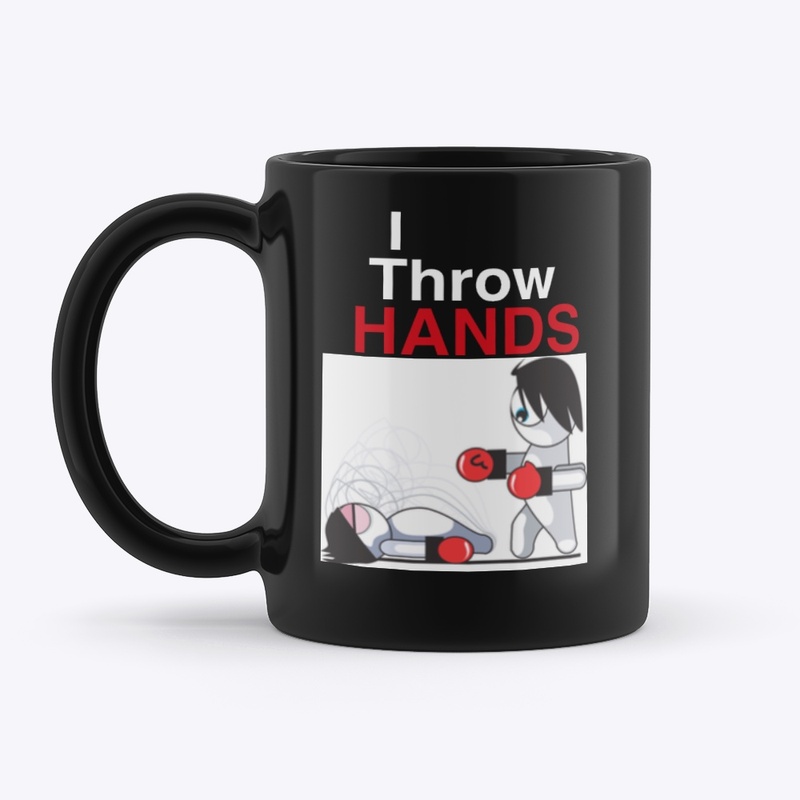 I Throw Hands Coffee Mug Boxing
