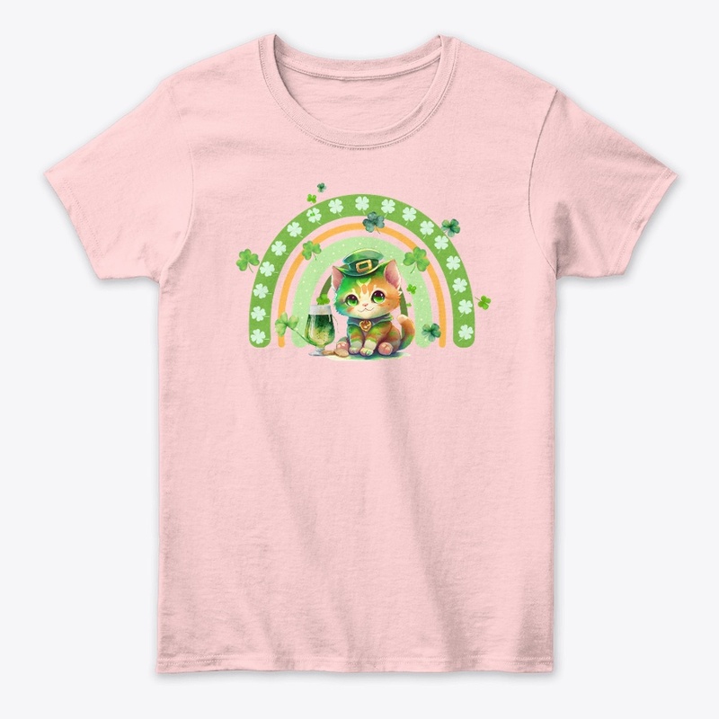 st patrick one lucky cat