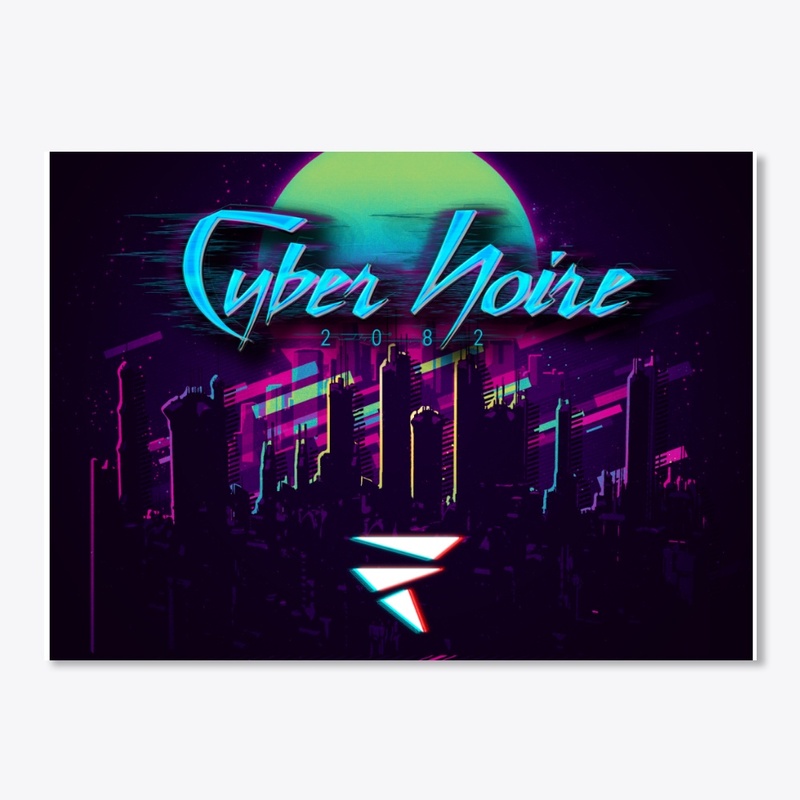 CyberNoire Stickers