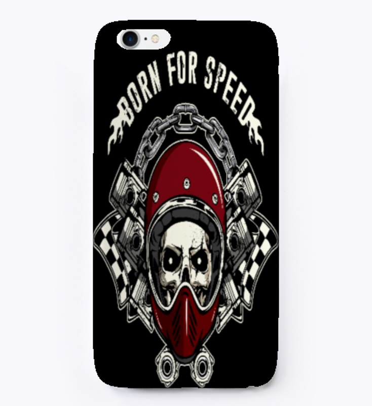Racing Skull iPhone Case