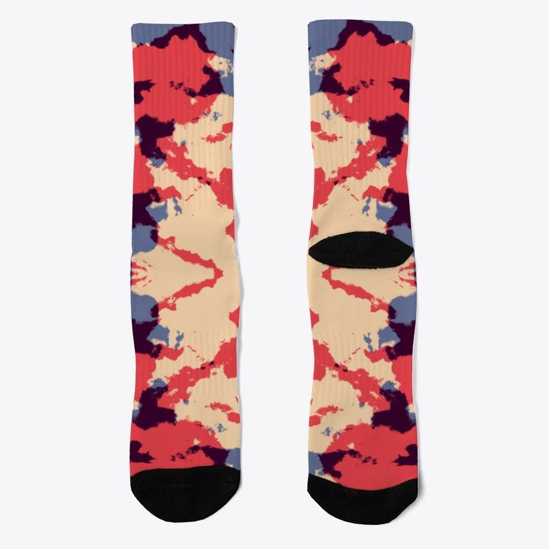 Colorful Abstract Ink Blot Rorschach